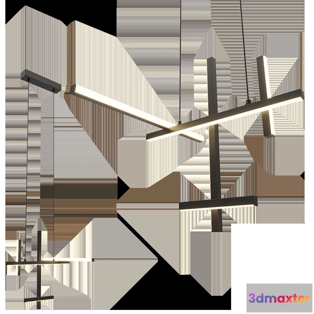 1650678 - Maxlight - Pendant lamp Soho P0546 3D Max