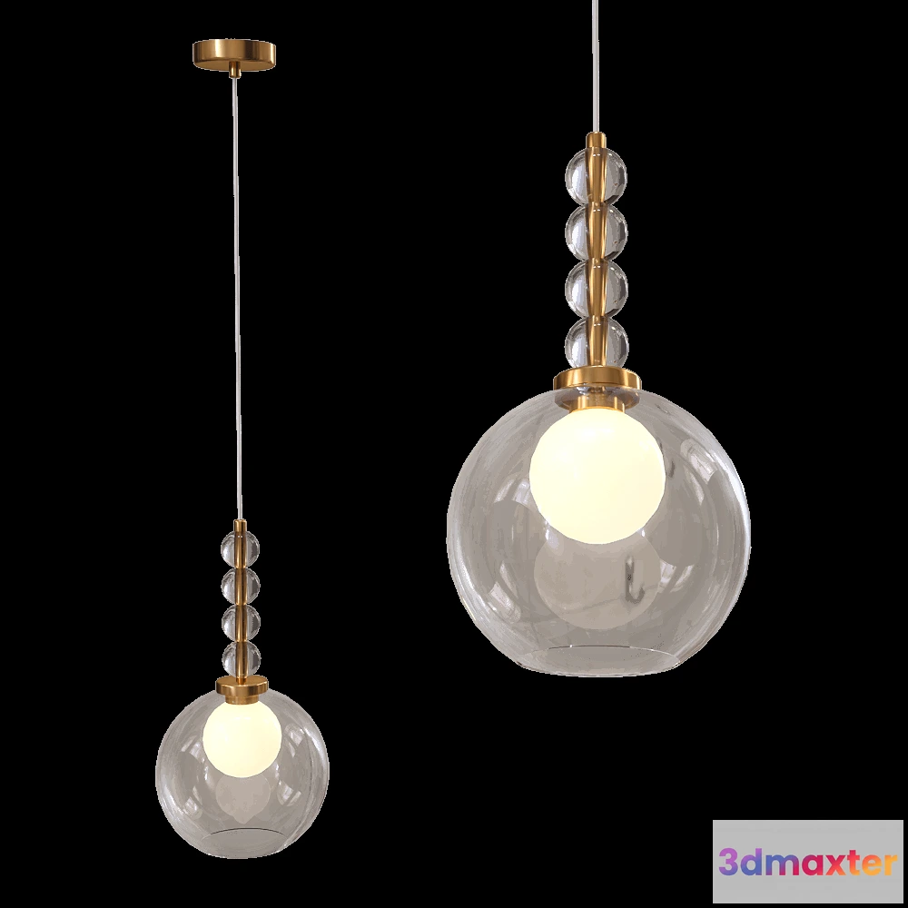 1650684 - Maxlight - Pendant lamp Designo 21660501P 3D Max