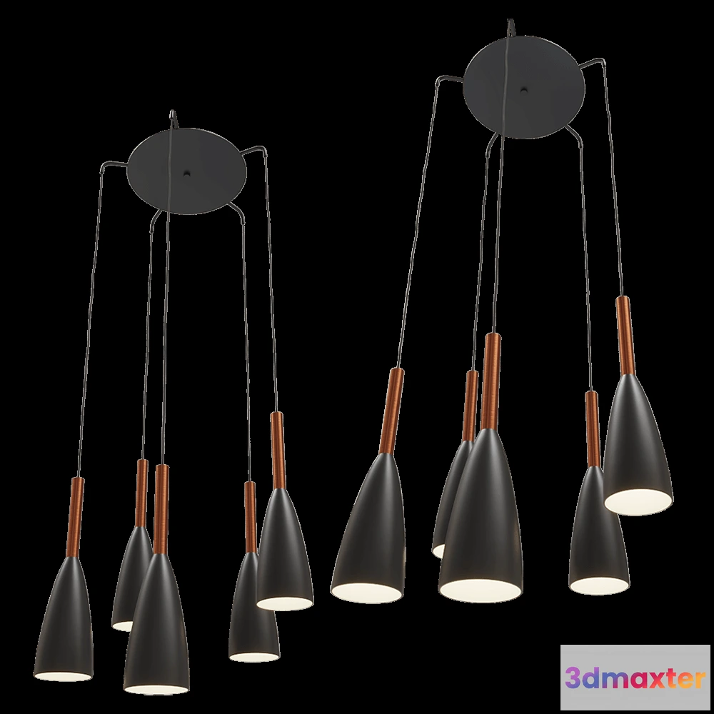 1650686 - Maxlight - Pendant lamp Soft P0148 3D Max