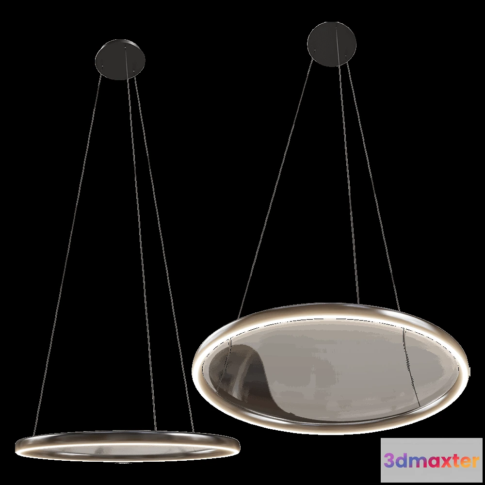 1650716 - Maxlight - Pendant lamp Qled P0557 3D Max