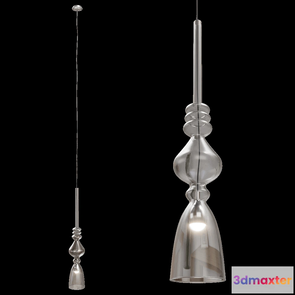 1650728 - Maxlight - Pendant lamp Murano B P0246 3D Max