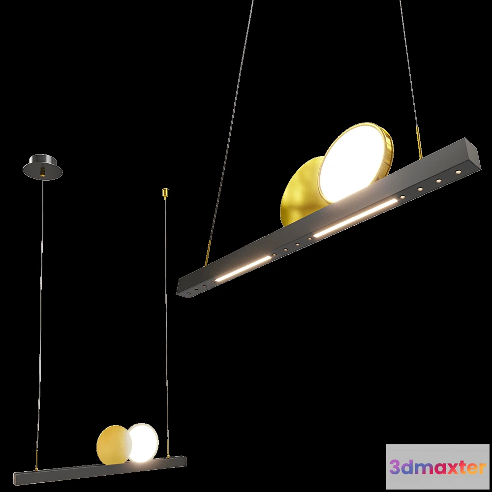 1650736 - Maxlight - Pendant lamp Momo P0487 3D Max