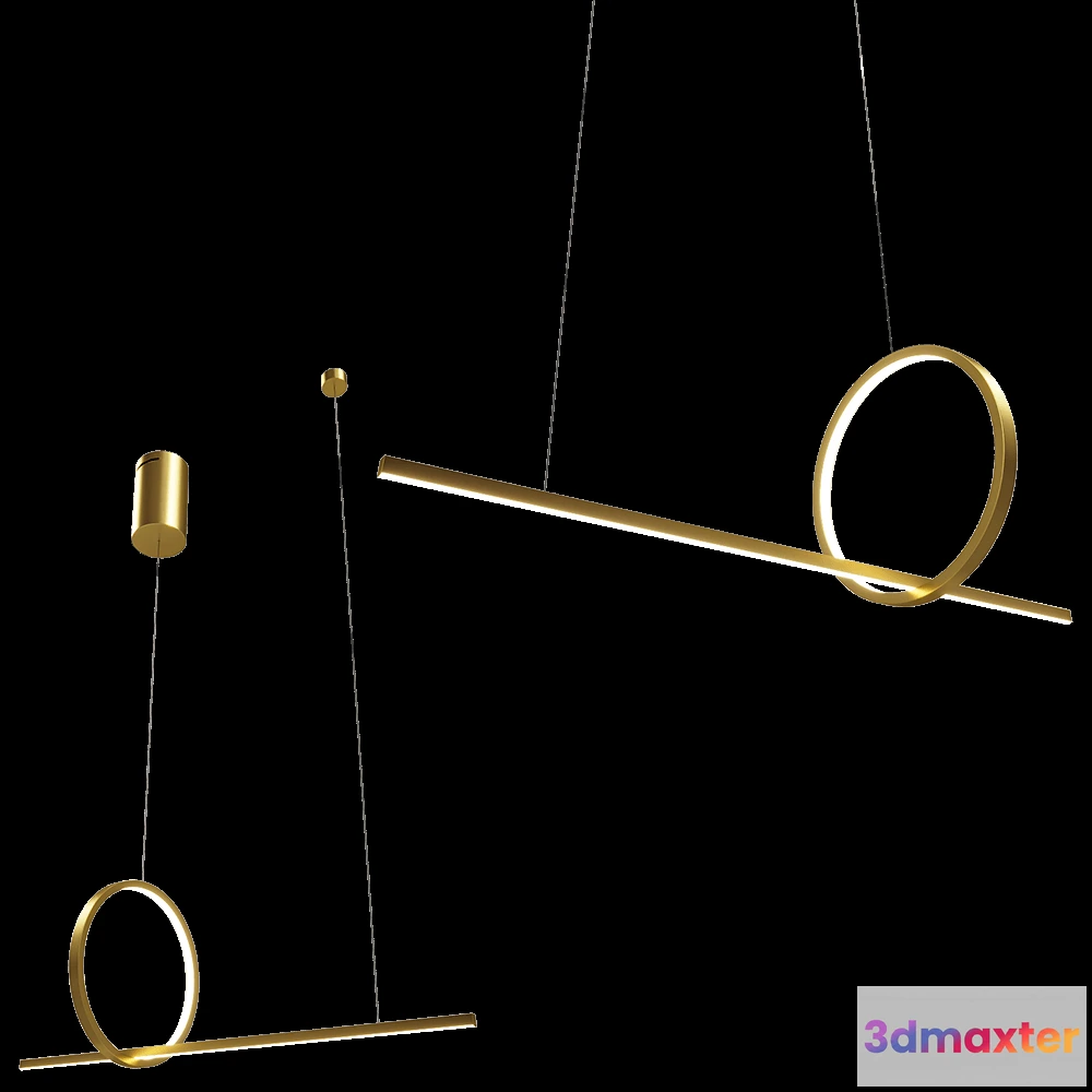 1650754 - Maxlight - Pendant lamp Lozanna P0390 3D Max