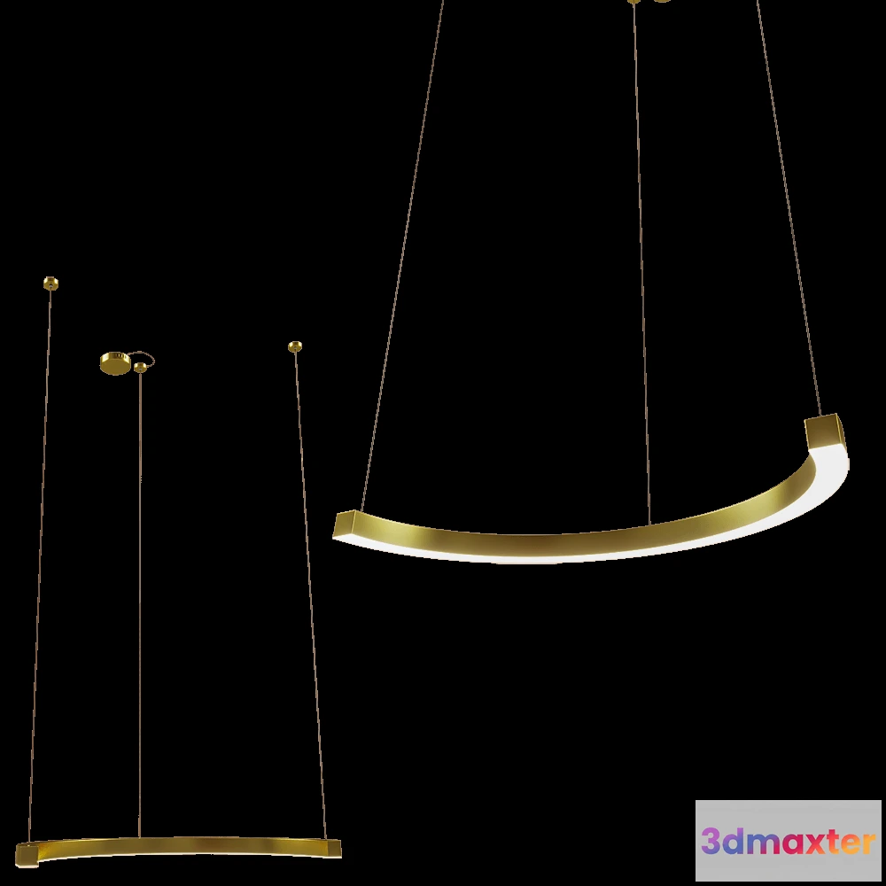 1650756 - Maxlight - Pendant lamp Lotus P0422D 3D Max