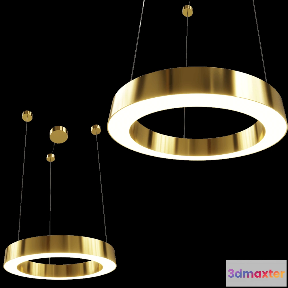 1650758 - Maxlight - Pendant lamp Luxury P0377 3D Max