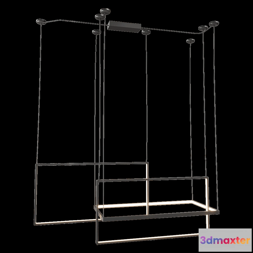 1650784 - Maxlight - Pendant lamp Geometric P0272 3D Max