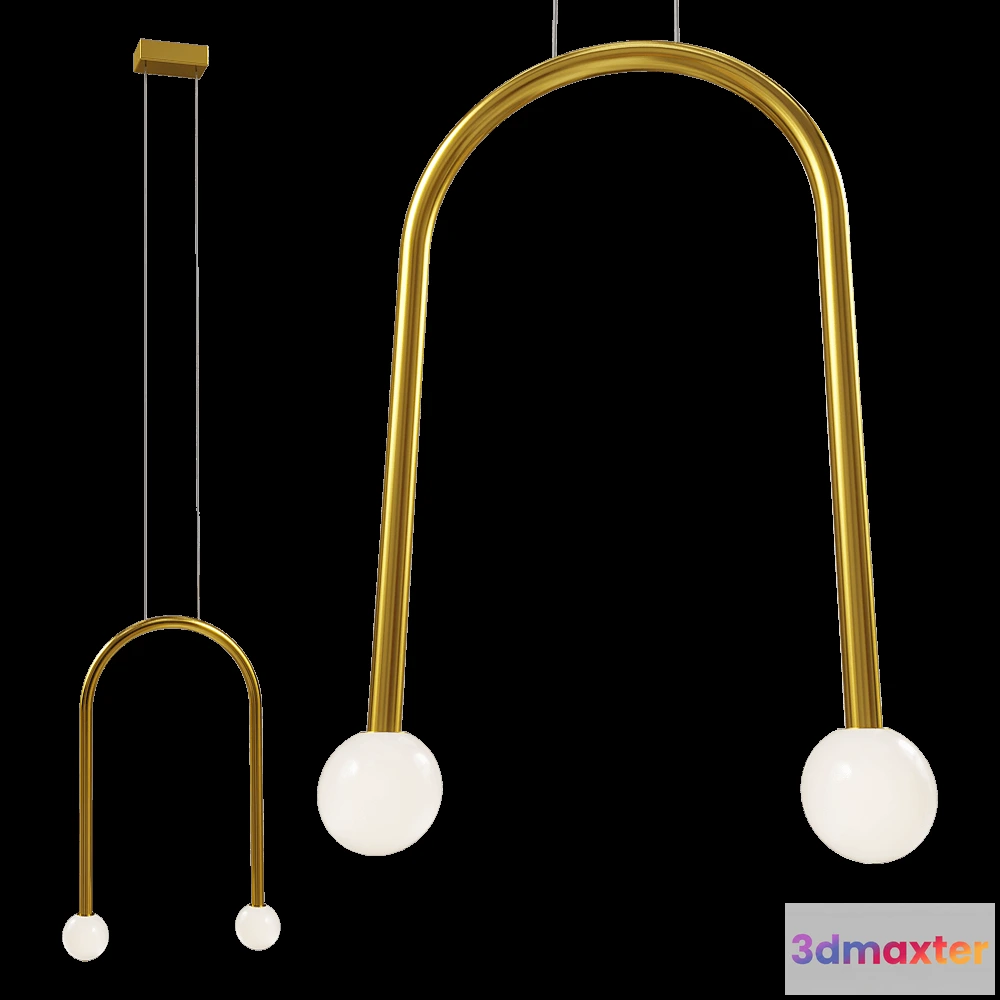 1650788 - Maxlight - Pendant lamp Enigma P0514 3D Max