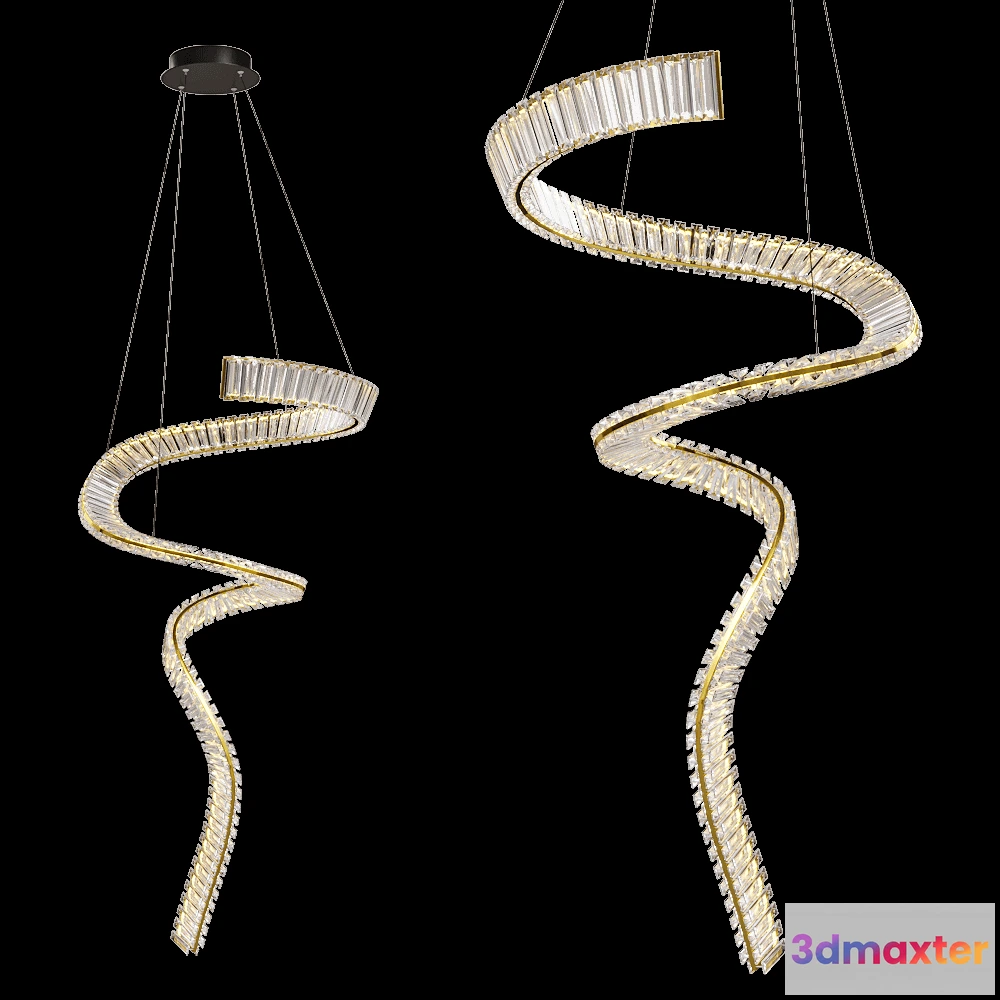 1650796 - Maxlight - Pendant lamp Charme P0477 3D Max