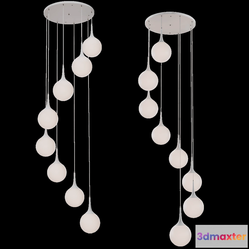 1650844 - Maxlight - Chandelier Bolle 3D Max