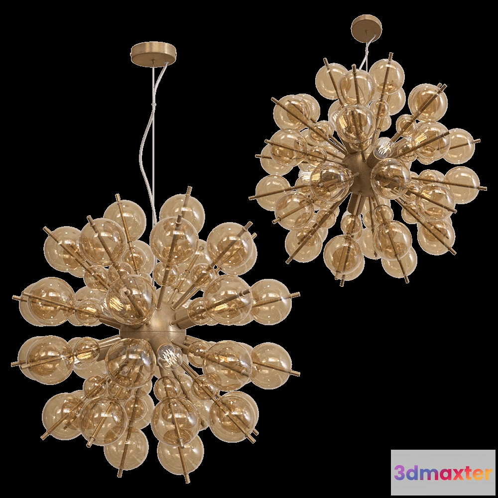 1650864 - Maytoni - Chandelier Bolla MOD133PL-08BS 3D Max