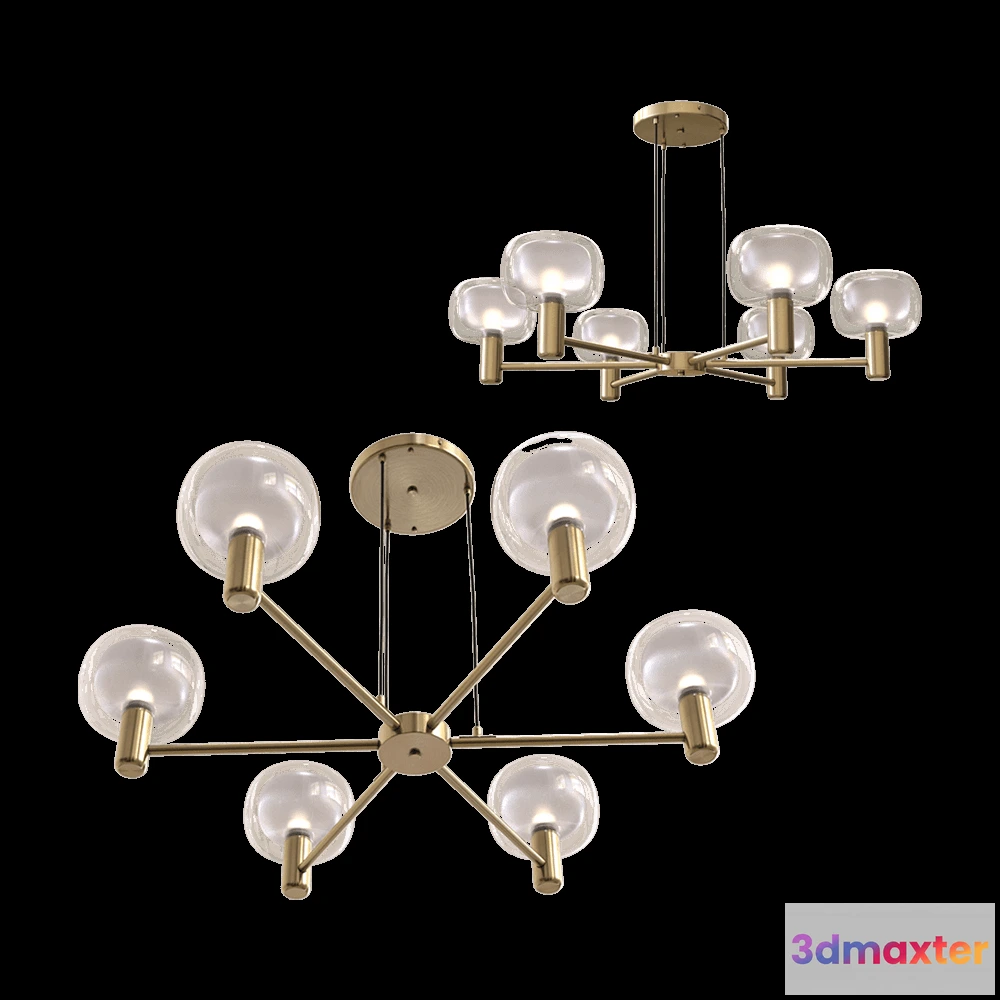 1650874 - Maytoni - Pendant lamp Vision MOD411PL-06G 3D Max