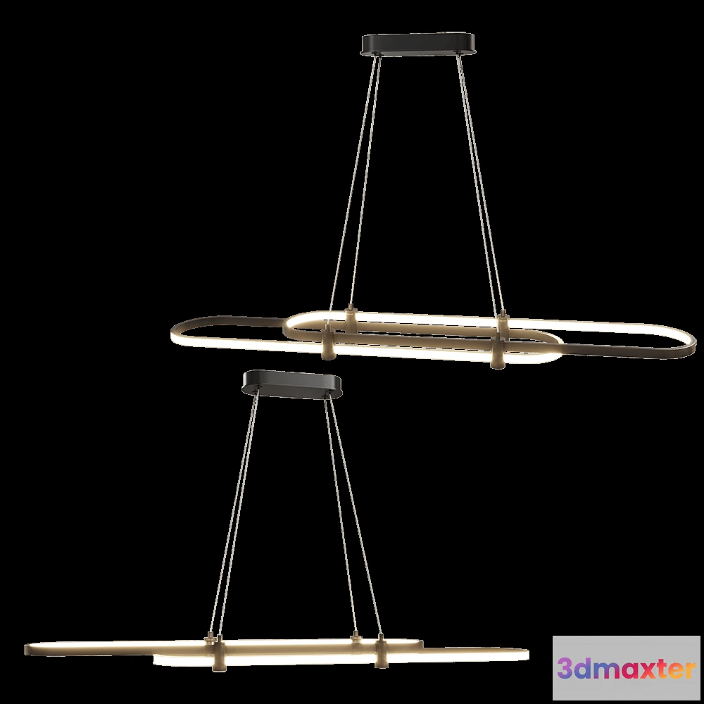 1650882 - MDF Italia - Pendant lamp Tooring 4006-02-02PL 3D Max