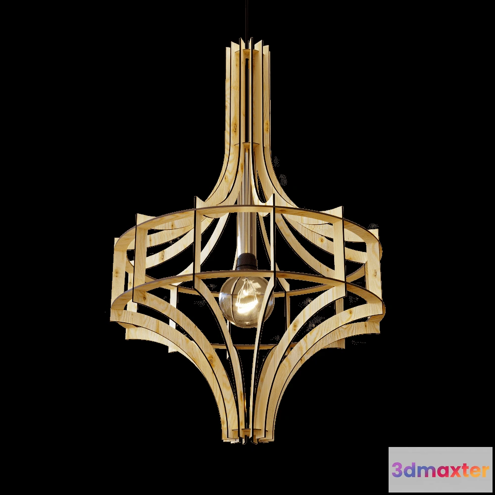 1650896 - Mechanics of Light  - Pendant lamp Lord II 3D Max