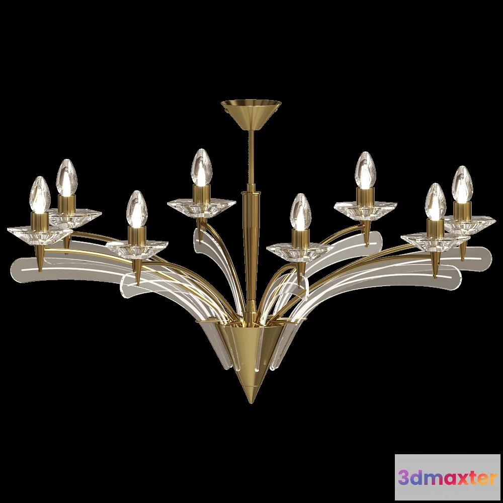 1650906 - Metal Lux - Chandelier Icaro 3D Max
