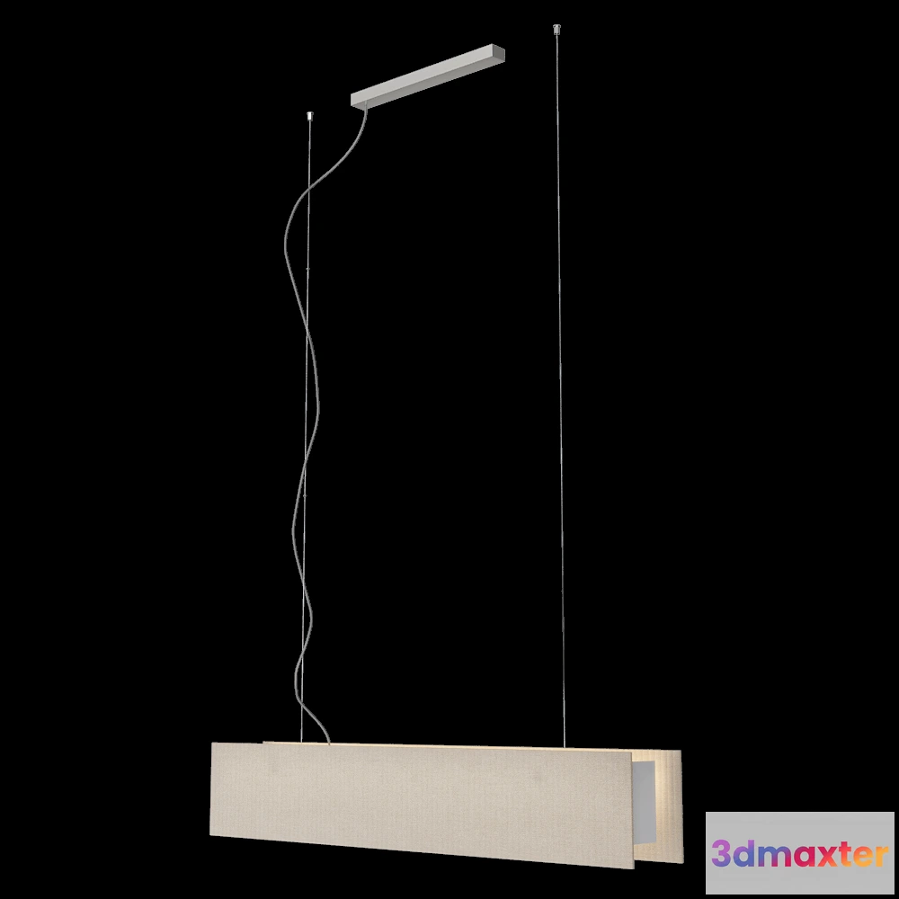 1650938 - MODO LUCE SRL - Pendnat lamp Righello 3D Max