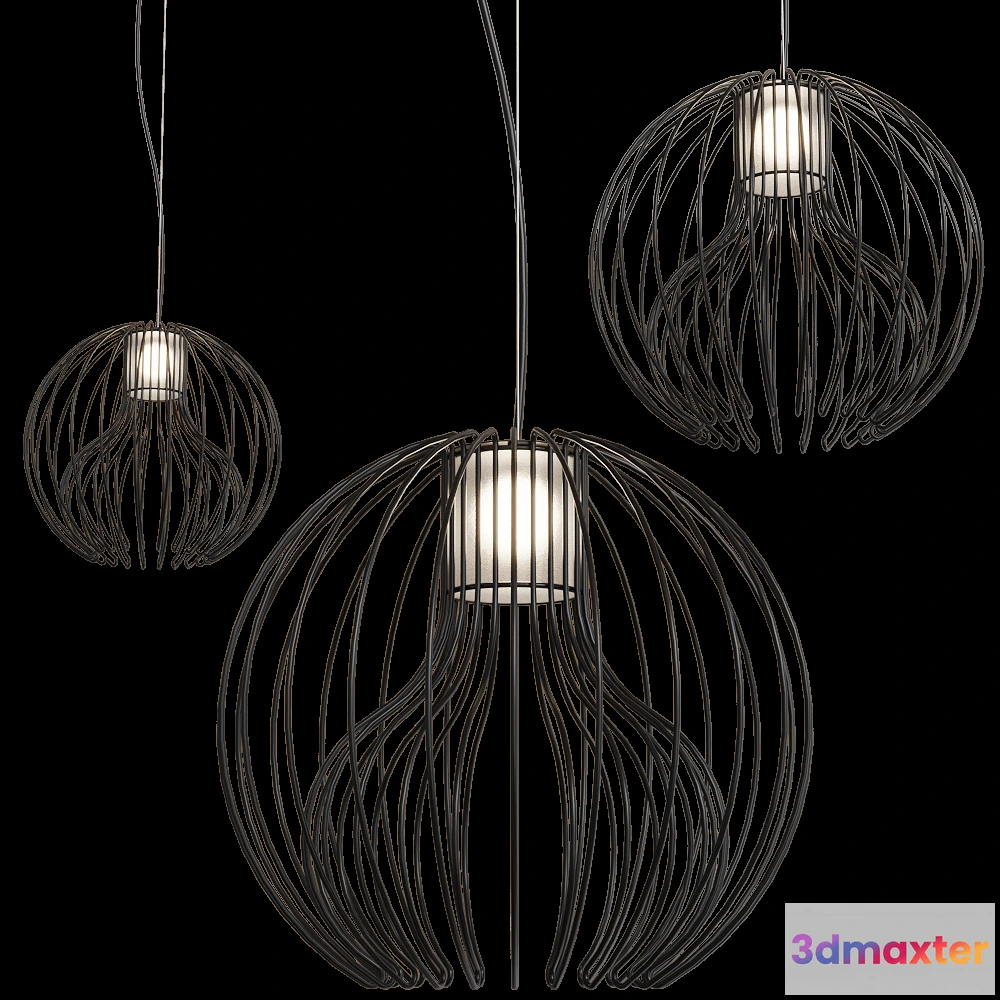 1650982 - MODO LUCE SRL - Pendant lamp Icaro Ball 3D Max