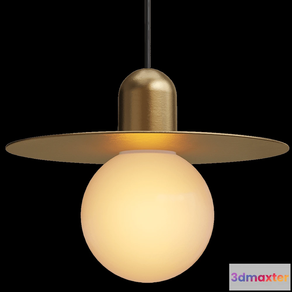 1651002 - Modular Lighting Instruments - Pendant lamp Placebo Sombrero 3D Max