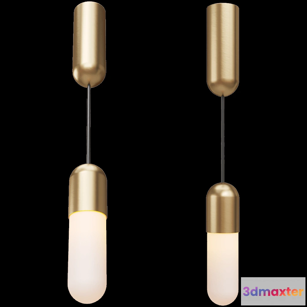 1651006 - Modular Lighting Instruments - Pendant lamp Placebo 3D Max