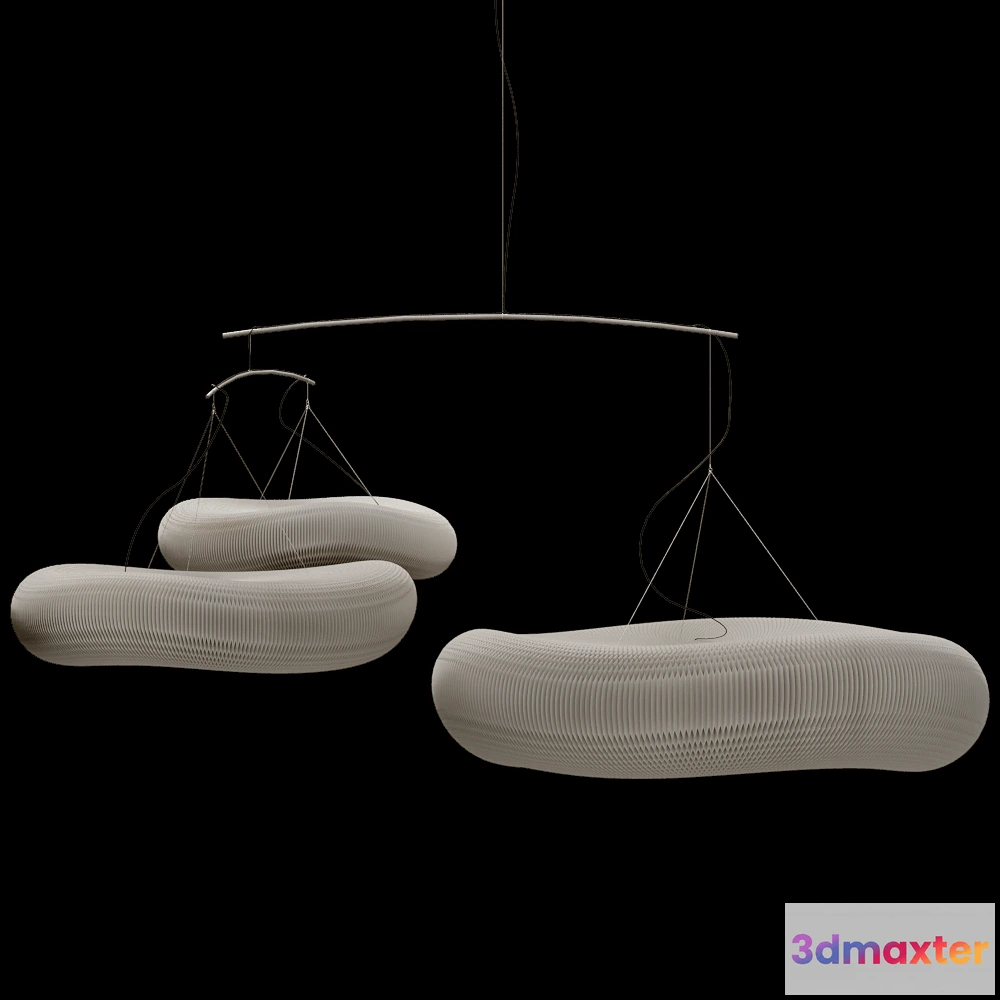 1651010 - Molo - Pendnat lamp Large Cloud Mobile 3D Max
