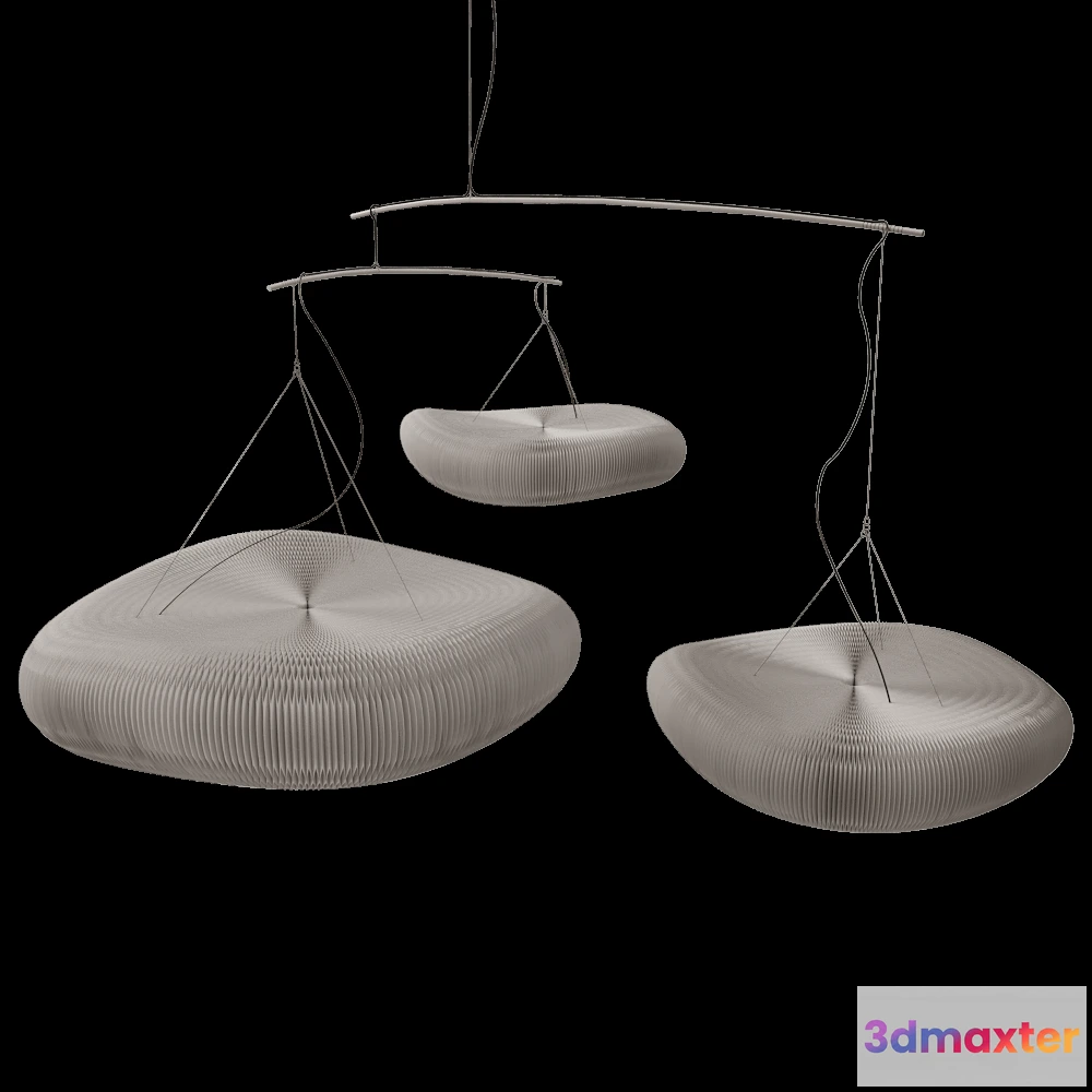 1651018 - Molo - Pendnat lamp Small Cloud Mobile 3D Max
