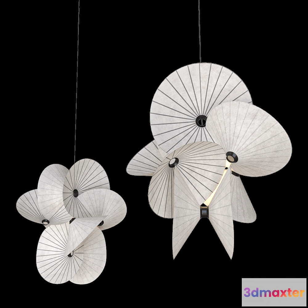 1651032 - Moooi  - Pendant lamp Serpentine 3D Max