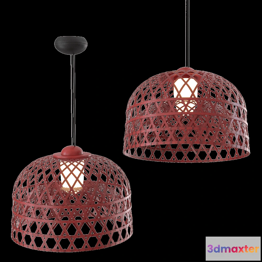 1651040 - Moooi  - Penadnat lamp Emperor Suspended 3D Max