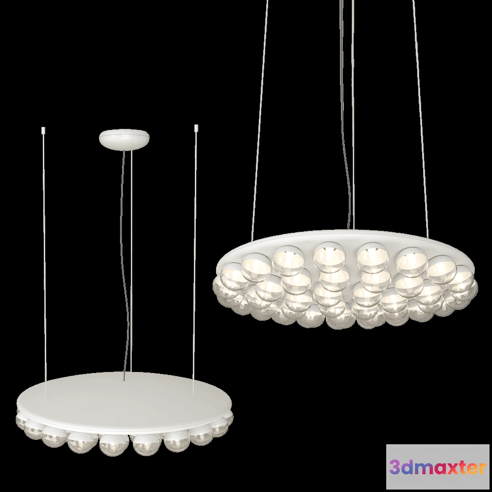 1651044 - Moooi  - Chandelier Prop Light Suspended Round 3D Max