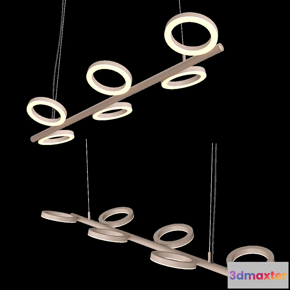 1651052 - Moooi  - Pendant lamp Pallana 3D Max