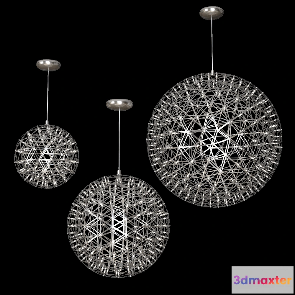 1651064 - Moooi  - Pendant lamp Raimond II 3D Max