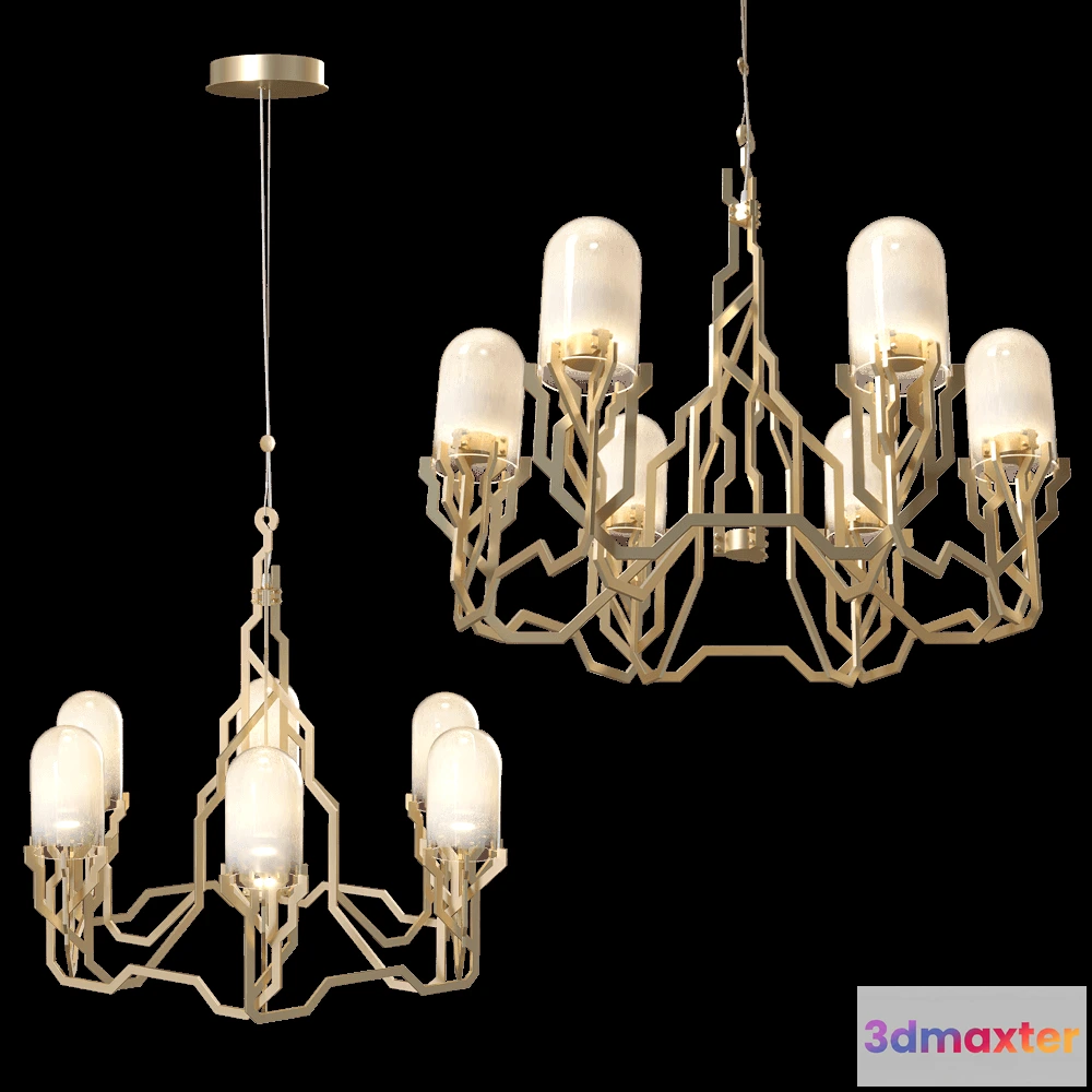 1651066 - Moooi  - Chandelier Plant 3D Max