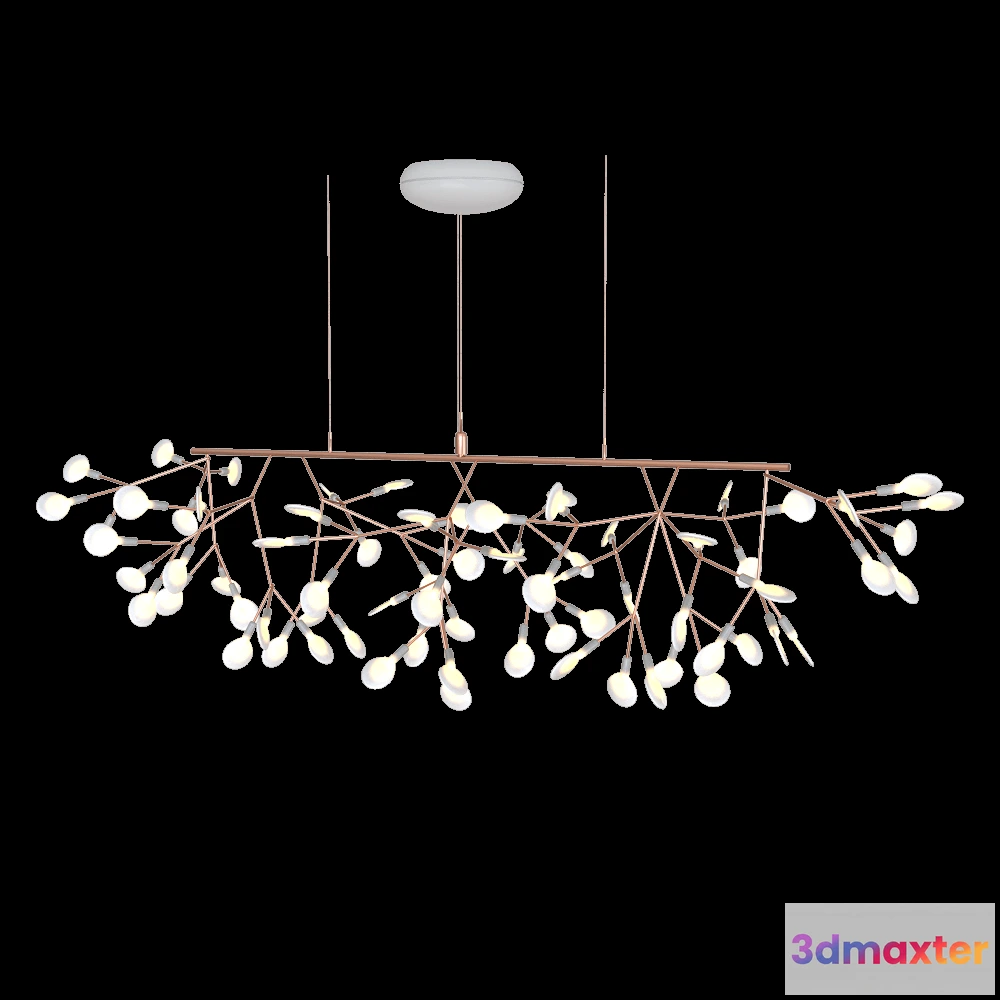 1651082 - Moooi  - Penadnat lamp Heracleum III Linear 3D Max