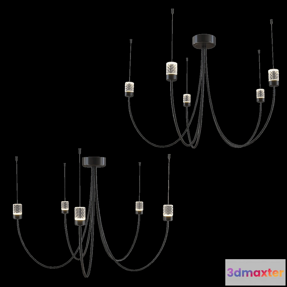 1651098 - Moooi  - Chandelier Gravity 3D Max