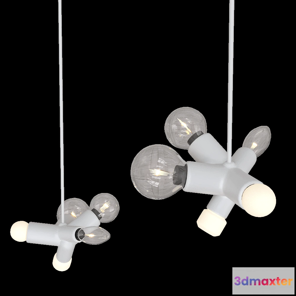 1651106 - Moooi  - Penadnat lamp Cluster 3D Max