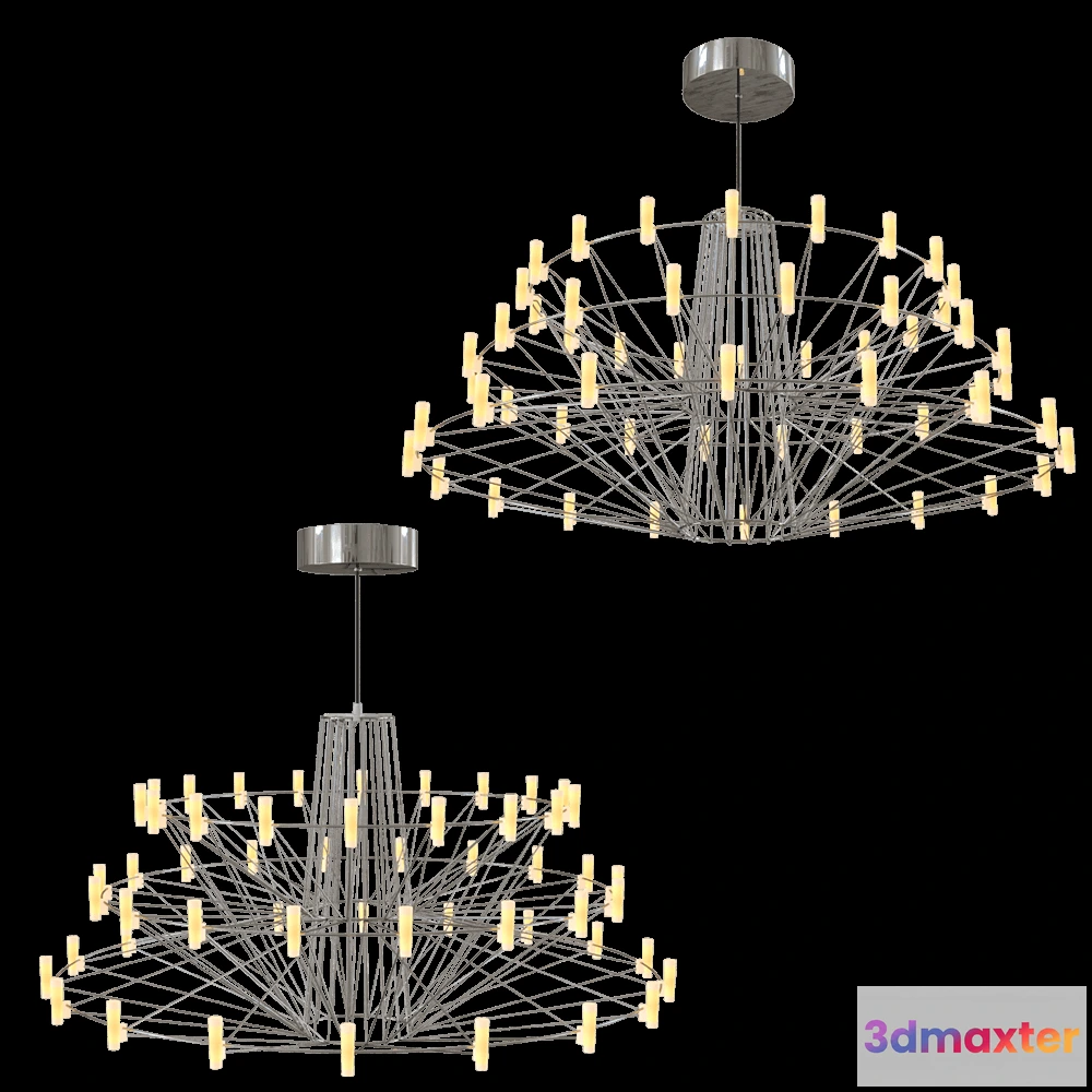 1651108 - Moooi  - Penadnat lamp Coppélia Suspended 3D Max