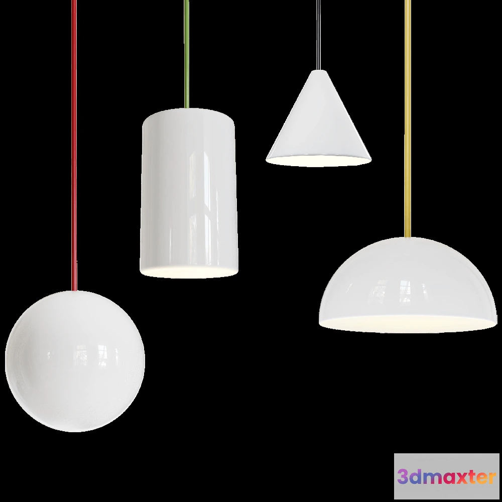 1651114 - MOR Design - Pendant lights Bulb medium 3D Max