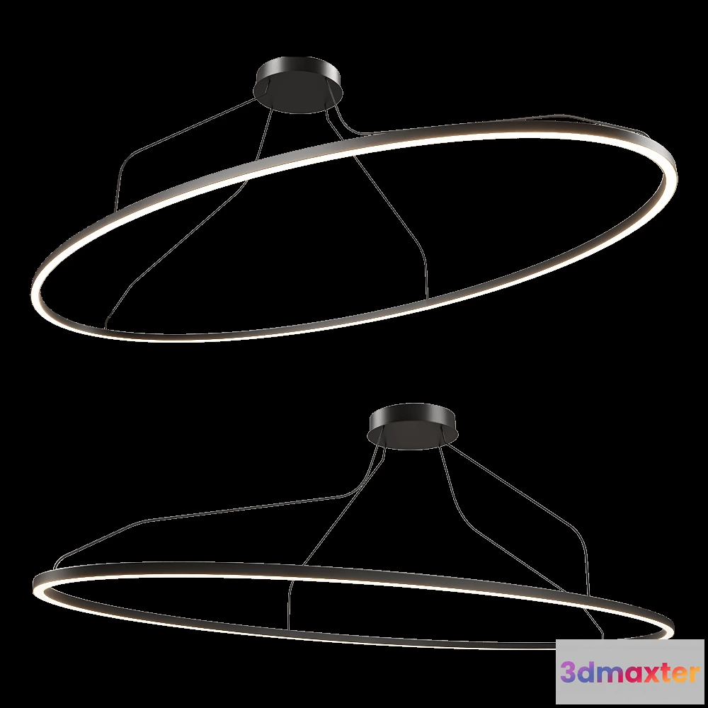 1651152 - Nemo Lighting - Pendant lamp Ellisse Mega 3D Max