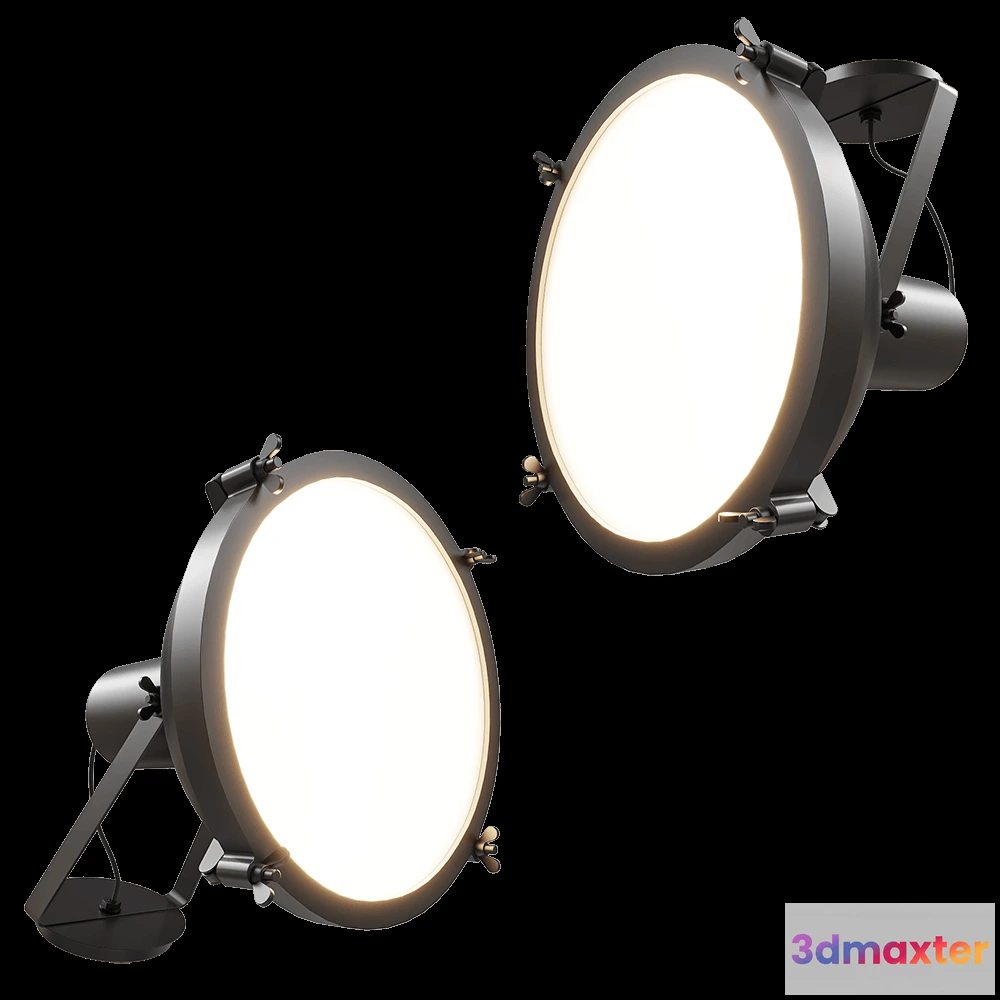 1651162 - Nemo Lighting - Wall and ceiling lamp Projecteur 365 3D Max