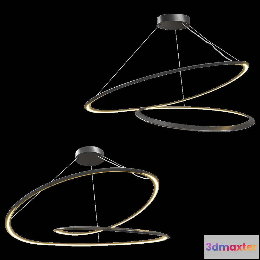 1651174 - Nemo Lighting - Pendant lamp KEPLER 3D Max