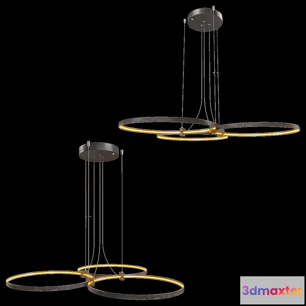 1651216 - NEXT LEVEL DESIGN STUDIO - Pendant lamp Portal Delta 3D Max