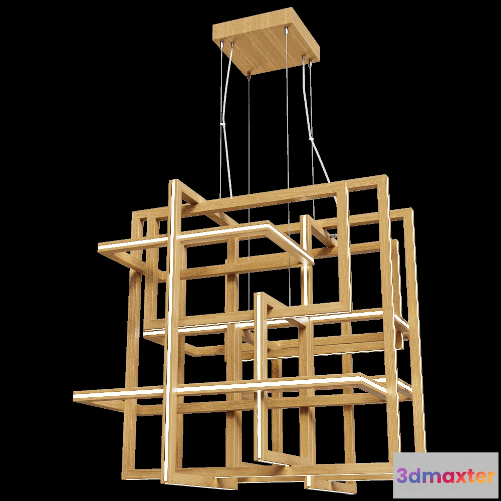 1651260 - NEXT LEVEL DESIGN STUDIO - Chandelier Cube 3D Max