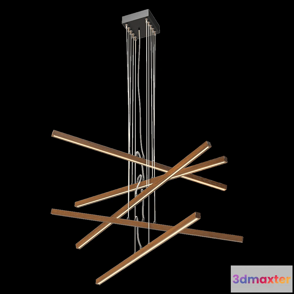 1651262 - NEXT LEVEL DESIGN STUDIO - Chandelier Cascade 3D Max