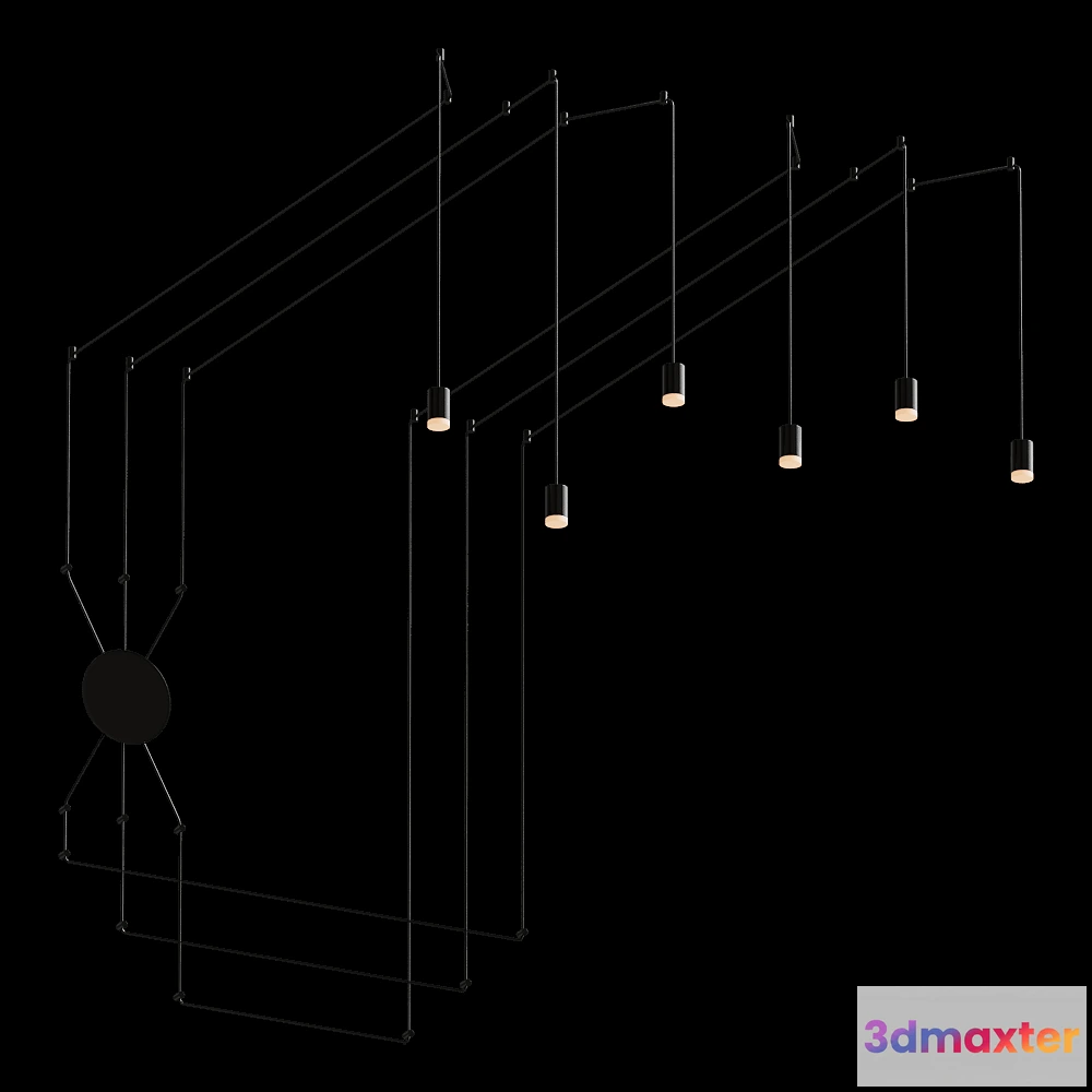 1651266 - Novotech - Hanging lamp Web 357937 3D Max