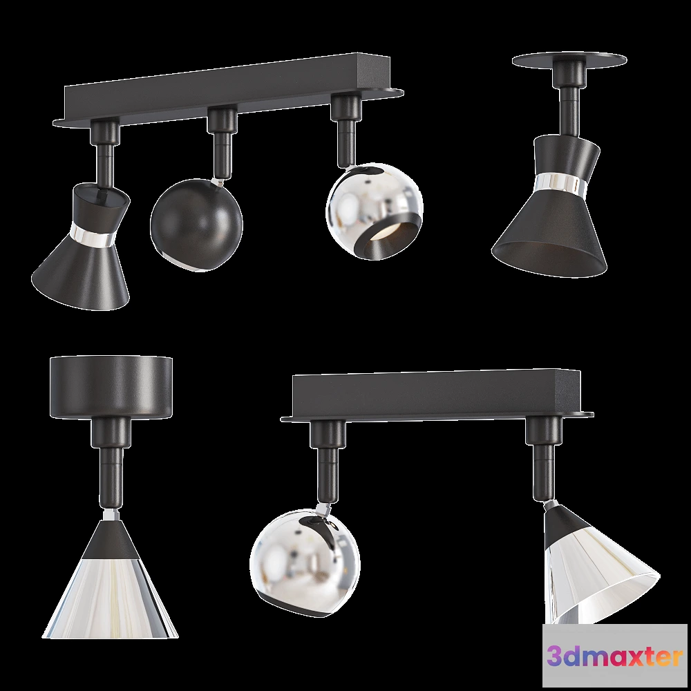 1651272 - Novotech - Ceiling lamps Compo 358392 3D Max