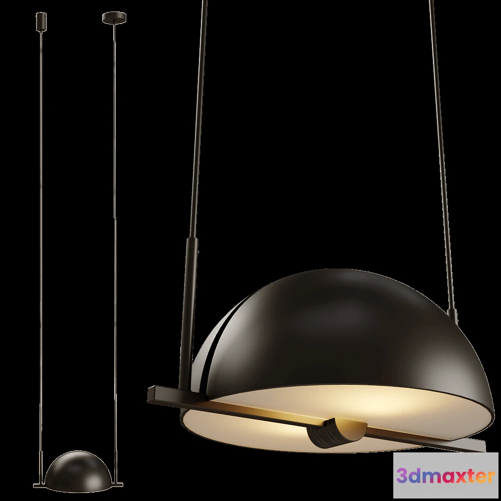 1651308 - Oblure - Pendant lamp Trapeze 3D Max