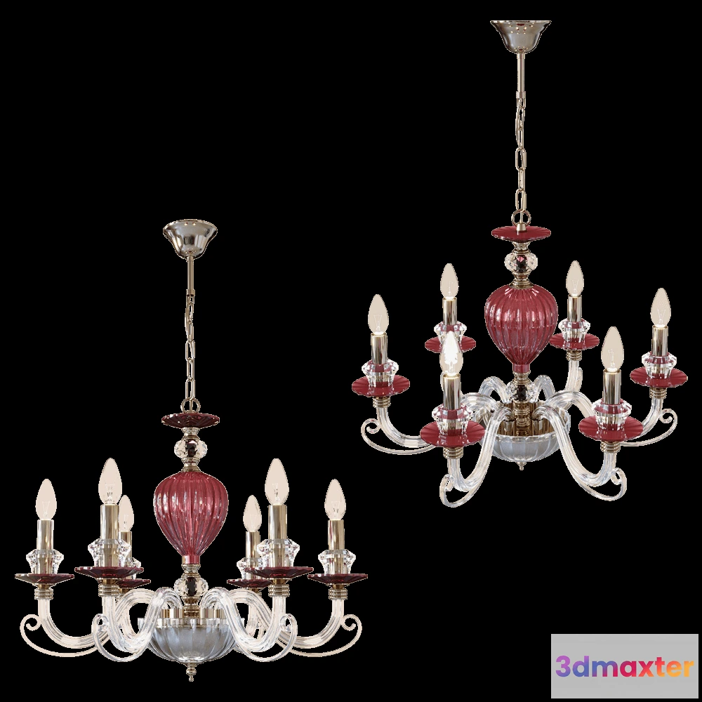 1651330 - Odeon Light - Chandelier Siena 39296 3D Max