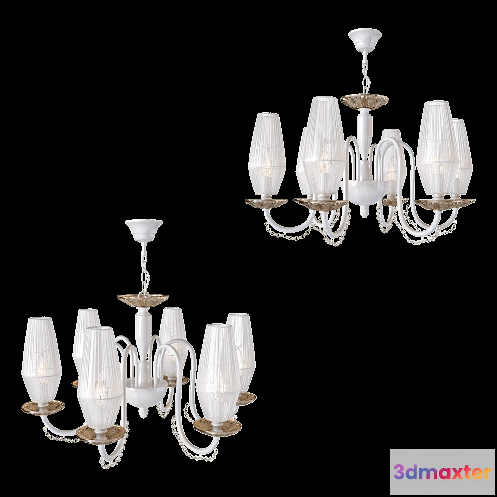 1651340 - Odeon Light - Chandelier Felicia 39196 3D Max