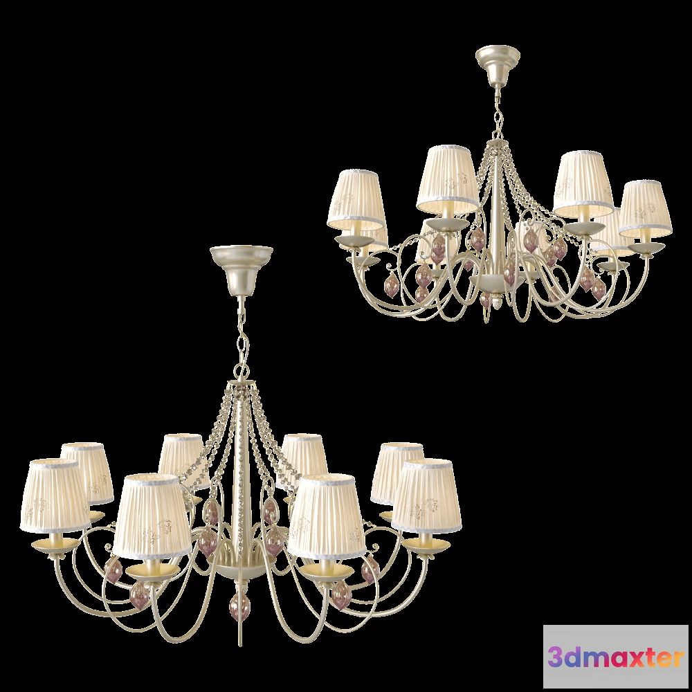 1651342 - Odeon Light - Chandelier Adriana 39228 3D Max