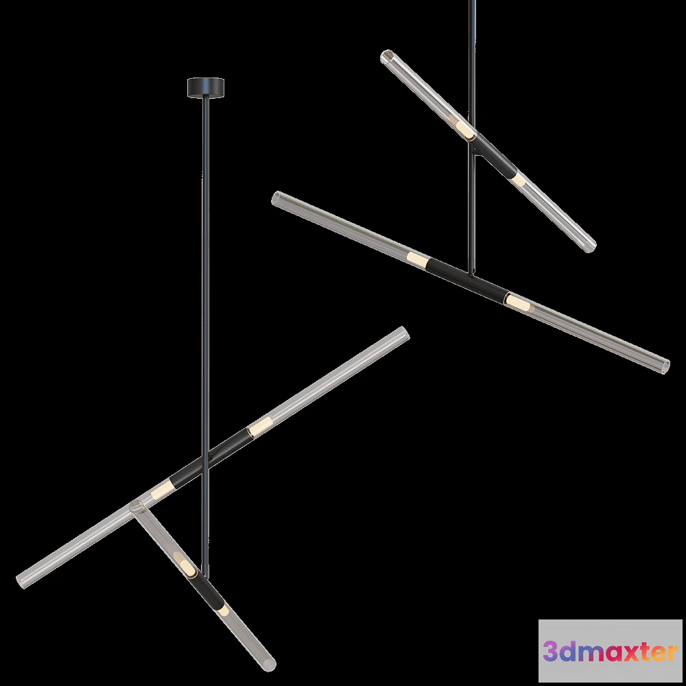 1651354 - Odeon Light - Pendant lamp Soho 43074 3D Max