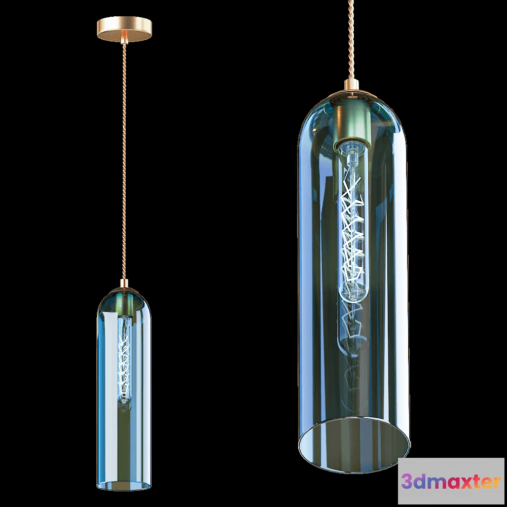 1651384 - Odeon Light - Pendant lamp Vosti 46411 3D Max