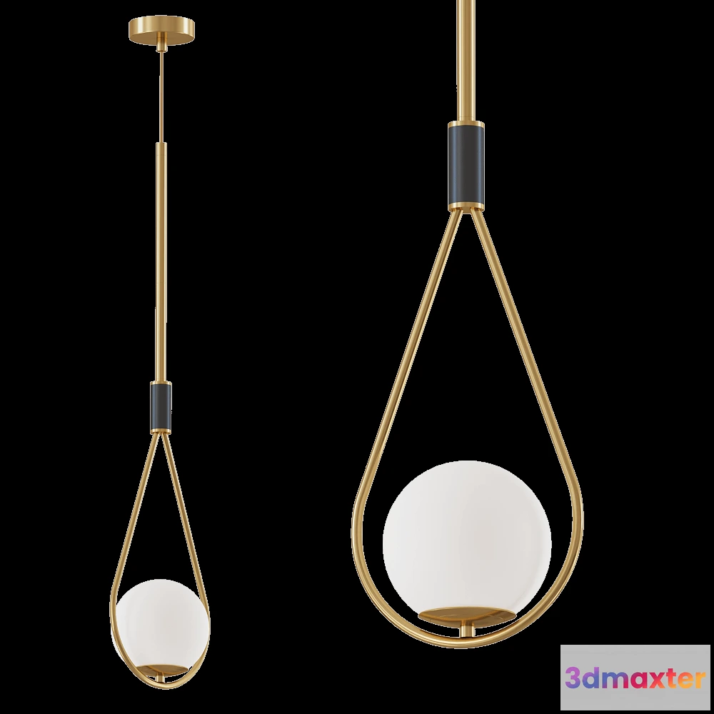 1651386 - Odeon Light - Pendant lamp Flari 48101 3D Max